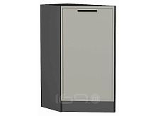 Шкаф нижний торцевой Фрейм Grey Silk Graphite 816*296*558