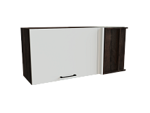 Шкаф ШВУГ1009 с 1-ой дверью Эстетик ДБК/Магнолия мат ФУГ1000Н