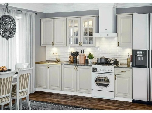 Кухонный гарнитур Престиж браш лайт грей 2140x2000x600