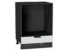 Шкаф нижний под духовку Евро Белый / Graphite 816*600*474