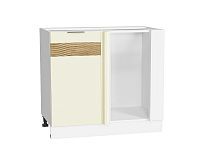 Шкаф нижний угловой Терра DL Ваниль Софт