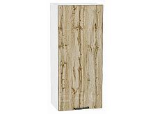 Шкаф верхний с 1-ой дверцей Флэт Wotan Oak 2S/Белый 920*400*318