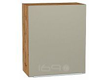 Шкаф верхний с 1-ой дверцей Фьюжн Silky Grey Дуб Вотан 716*600*320