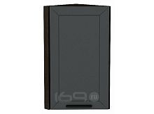 Шкаф верхний торцевой Глетчер Маренго Силк Graphite 716*300*304