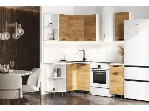 Кухонный гарнитур Рио дуб крафт 2140x2000/1300x600