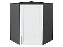 Шкаф верхний угловой Сканди White Softwood Graphite