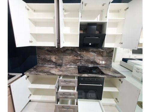 Модульный кухонный гарнитур Ницца Royal-01 Серый | 240 см фото 5