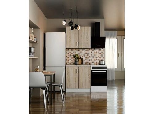 Кухонный гарнитур Уют дуб сонома 2155x800x600 фото 2