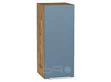 Шкаф верхний с 1-ой дверцей Фьюжн Silky Blue Дуб Вотан 716*300*320