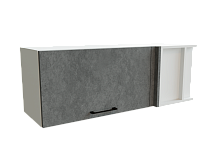 Шкаф ШВУГ1000 с 1-ой дверью Хелмер БЕЛ/БЕТОН Ф38