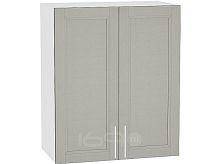 Шкаф верхний с 2-мя дверцами Сканди В 609 Grey Softwood-Белый
