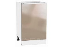 Шкаф нижний с 1-ой дверцей Фьюжн Gallant Белый 816*500*480