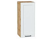 Шкаф верхний с 1-ой дверцей Барселона Белый Дуб Вотан 716*300*324