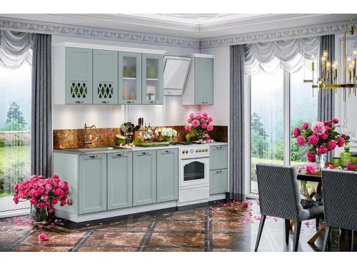 Кухонный гарнитур Милано шарли бриз 2140x2000x600