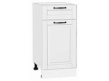 Шкаф нижний с 1-ой дверцей и ящиком Дублин Special White/Белый 816*400*478