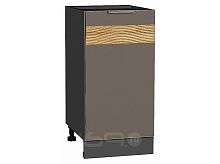 Шкаф нижний с 1-ой дверцей Терра DR Смоки Софт Graphite 816*400*478