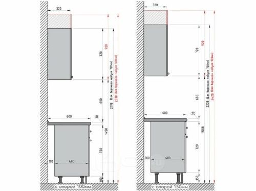 Модульный кухонный гарнитур Ницца Royal-01 Серый | 240 см фото 10