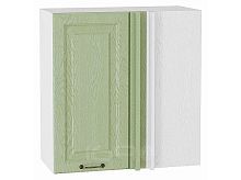 Шкаф верхний прямой угловой Ницца Дуб оливковый/Белый 716*690*345