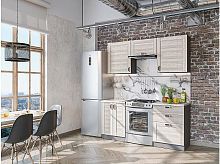 Модульный кухонный гарнитур Лофт-05 cappuccino veralinga 2140x1800x600