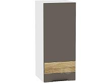 Шкаф верхний с 1-ой дверцей Терра DR В 309 Смоки Софт-Белый