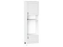 Шкаф пенал с 1-ой дверцей и ящиком под технику Лофт Super White Белый 2132*600*576