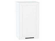 Шкаф верхний с 1-ой дверцей Глетчер Айленд Силк Белый 716*400*318