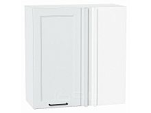Шкаф верхний прямой угловой Барселона Белый Белый 716*690*351