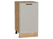 Шкаф нижний с 1-ой дверцей Фрейм Grey Silk Дуб Вотан 816*450*484