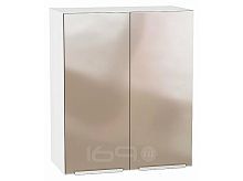 Шкаф верхний с 2-мя дверцами Фьюжн Gallant Белый 716*600*320