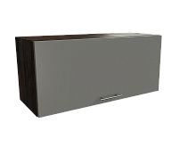 Шкаф ВГ800 верхний горизонтальный Валерия-М ДБК/МОНБЛАН/СОФТ Ф87