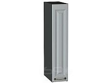 Шкаф верхний бутылочница Ницца Графит/Graphite 716*150*318