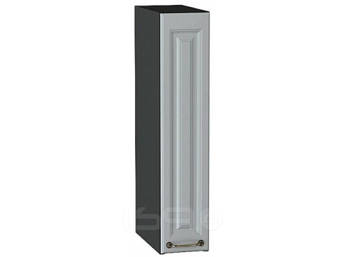 Шкаф верхний бутылочница Ницца Графит/Graphite 716*150*318