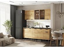 Кухонный гарнитур Рио дуб крафт 2100x2000x600