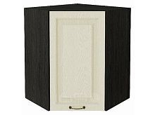 Шкаф верхний угловой Ницца Дуб крем/Graphite 716*600*600