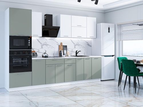 Квадро-01 Белый/Аквамарин