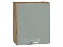 Шкаф верхний с 1-ой дверцей Квадро Аквамарин/Дуб Вотан 716*600*321