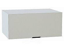 Шкаф верхний горизонтальный глубокий Евро Агат / Белый 358*800*574