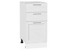 Шкаф нижний с 3-мя ящиками Сканди White Softwood/Белый 816*400*480