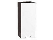 Шкаф верхний с 1-ой дверцей Валерия-М Белый глянец Graphite