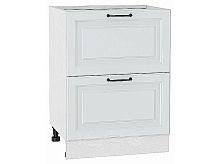 Шкаф нижний с 2-мя ящиками Ницца Blanco/Белый 816*600*478