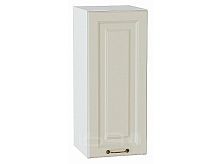 Шкаф верхний с 1-ой дверцей Ницца Агат/Белый 716*300*318