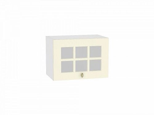 Шкаф верхний горизонтальный остекленный Прованс Ваниль