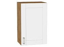 Шкаф верхний с 1-ой дверцей Лофт White Silk/Дуб Вотан 716*450*320