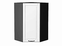 Шкаф верхний угловой Дублин Special White/Graphite 920*600*600