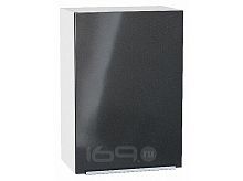 Шкаф верхний с 1-ой дверцей Фьюжн Anthracite Белый 716*500*320