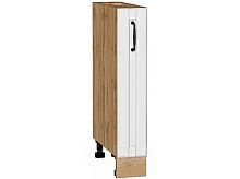 Шкаф нижний бутылочница Дублин Special White/Дуб Вотан 816*150*478