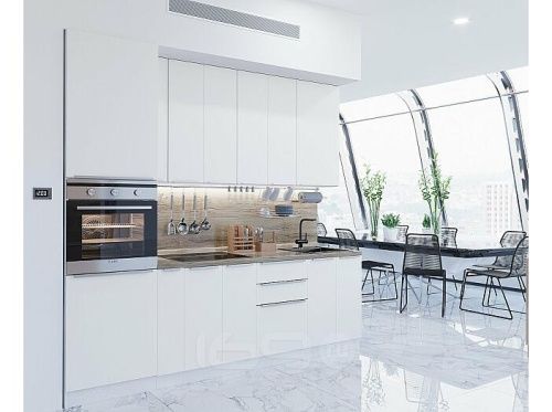 Модульный кухонный гарнитур Фьюжн-03 silky white 2340x2600x600