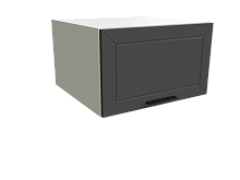 Шкаф ВГ610 верхний горизонтальный Глетчер БЕЛ/МРН Ф85