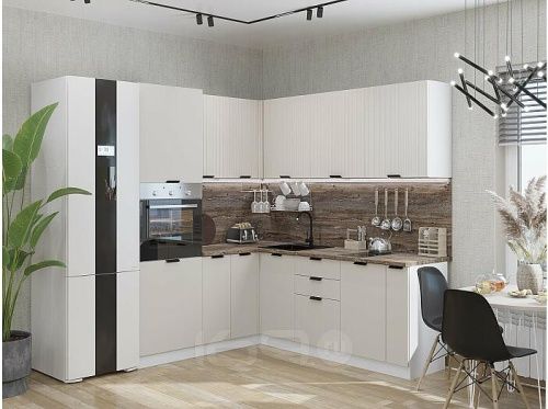 Модульный кухонный гарнитур Евро агат 2140x1800/2150x600