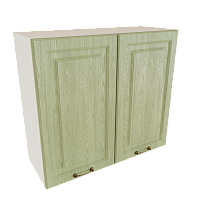 Шкаф В800 с 2-мя дверцами Ницца БЕЛ/ДУБ/ОЛИВ Ф50